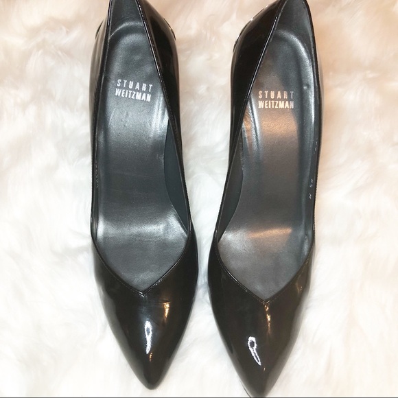🎉HP🎉 Stuart Weitzman Black Pump Size 8.5 - Picture 2 of 8